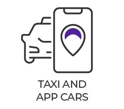 Taxi and app cars