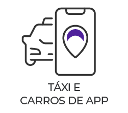 Táxi e Carros de app